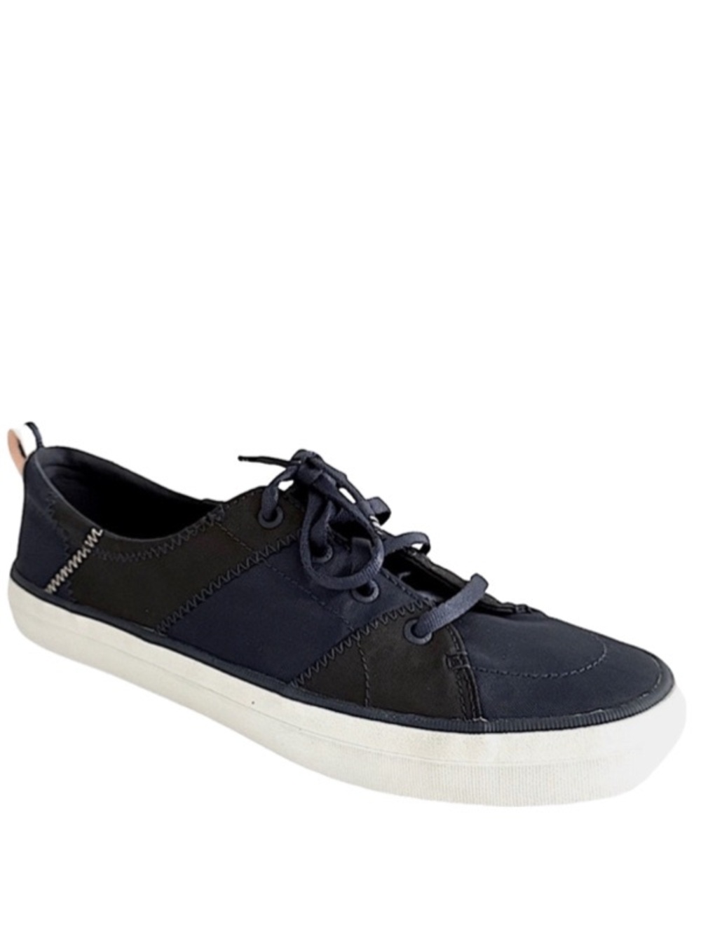 Sperry Crest Vibe Bionic Lace Up Sneakers Blue Black White Pink Size 9.5